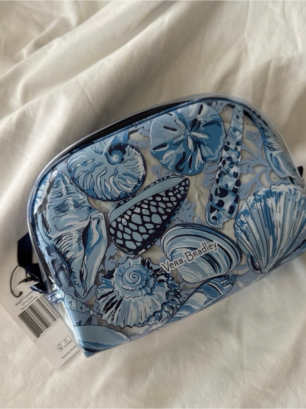 Vera Bradley Seashell Clear Pouch